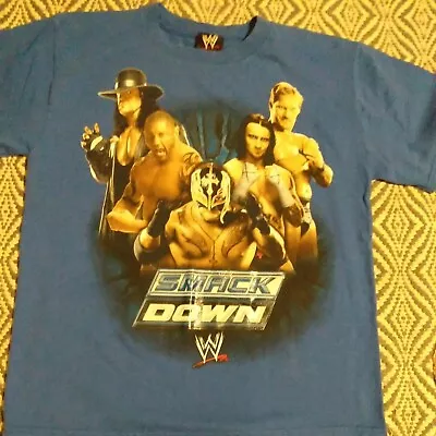 CM Punk Undertaker 2010 WWE Official Wrestling Shirt W WWE Tag Sz Kids XL WWF  • £64.27