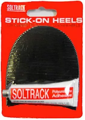 £7.99 • Buy Soltrack Stick-On Heel 83mm Shoe Boot Repair For Rubber Plastic Leather Heels