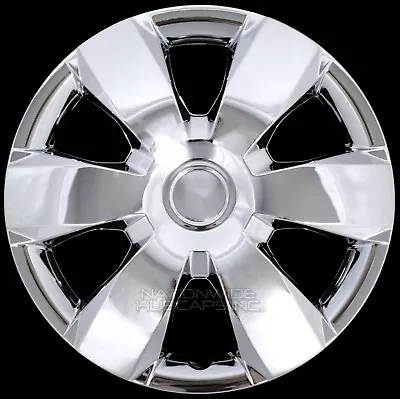 14  Set Of 4 Chrome Wheel Covers Snap On Full Hub Caps Fit R14 Tire & Steel Rim • $69.99