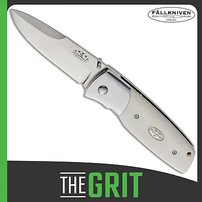 Fallkniven PXL Elmax Liner Lock Folding Knife | White / Satin | PXLEY • $576.95