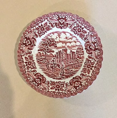 Olde Country Castles Hostess Tableware Bread Plate Red Ironstone 7  Replacement • £7.76
