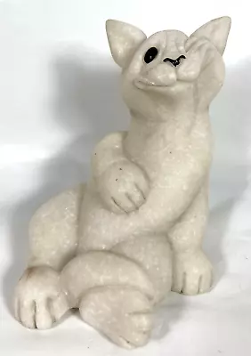 Quarry Critters Cat Kitten Blonde Figurine Carla Second Nature Design • $16.95