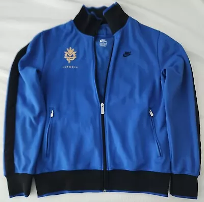 Mens Vintage Manny Pacquiao Nike Full Zip Track Jacket Blue/Black/Gold Size M! • $100