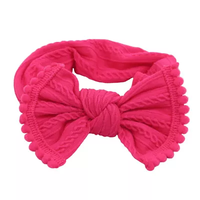 $4.20 • Buy Knit Bows Knot Soft Headbands Head Wraps Baby Girls Hair Band Accessories Y3