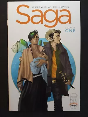 Saga #1 Image 2012 1st Printing Brian Vaughan & Fiona Staples Near Mint- (9.2) • £275