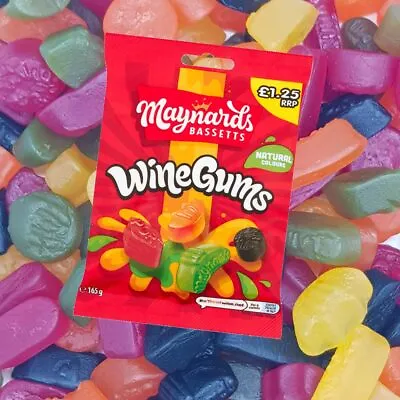 5x Maynards Wine Gums 130g - Buy As Much You Like Pay 1 Postage Fee • £6.25