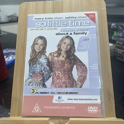 £16.90 • Buy So Little Time Volume 3 Region 4 DVD (The Olsen Twins Kids / Family Tv Series)