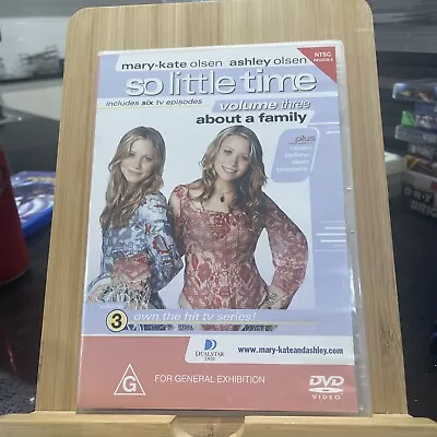 £16.90 • Buy So Little Time Volume 3 Region 4 DVD (The Olsen Twins Kids / Family Tv Series)