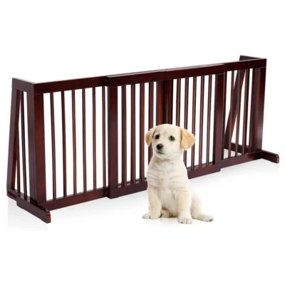 £54.99 • Buy Freestanding Extending Wooden Pet Gate / Children Stair Gate