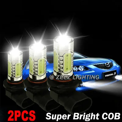 High Power LED Projector COB Driving Light Fog Lamp Bulb Xenon HID White H7 • $8.97