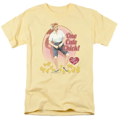 I Love Lucy Cute Chick Logo T Shirt Lucy Mens Licensed Classic TV Banana • $17.49