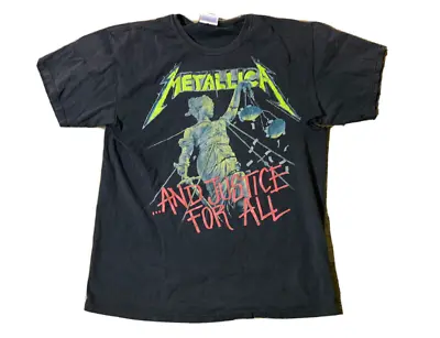 2007 Metallica And Justice For All Concert T-Shirt Black • $15.99