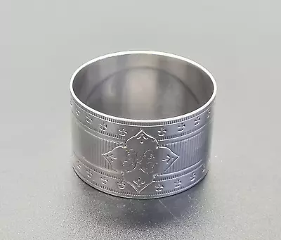 Antique Sterling Silver Napkin Ring By James Dixon & Sons Ltd Sheffield 1895 • £38