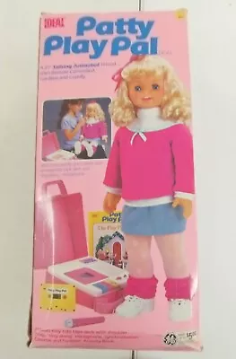 Vintage 27  Ideal Talking Animated Patty Play Pal Doll + Cassette Deck & Box  • $0.99
