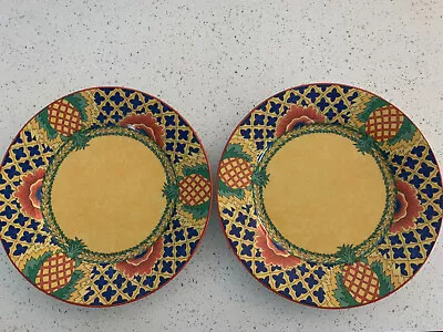 $110 • Buy Laure Japy Limoges Grenade 10 Inch Dinner Plates – Lot Of 2 - Excellent