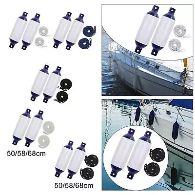 2 Pieces Boat Fenders Easy Installation Boat Accessory For Pontoon • $68.85