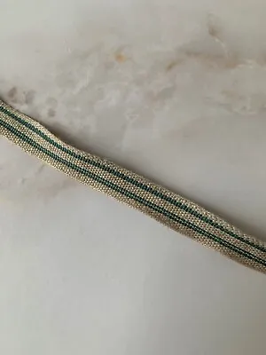 £1.80 • Buy French Linen Striped Trim Ribbon Rustic Wedding 11mm Wide  - Sold By The Metre