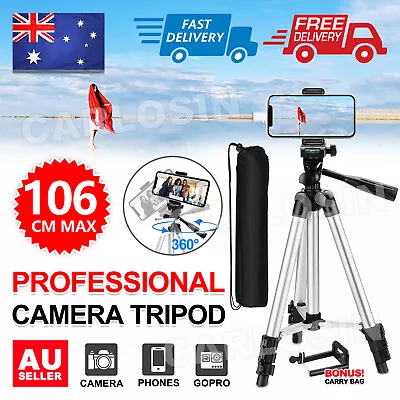 $12.85 • Buy Flexible Tripod Holder Stand Selfie Stick With Bluetooth Remote For Mobile Phone