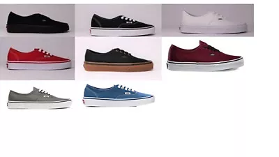 Vans New Authentic Classic Sneakers Unisex Canvas Shoes • $49.99