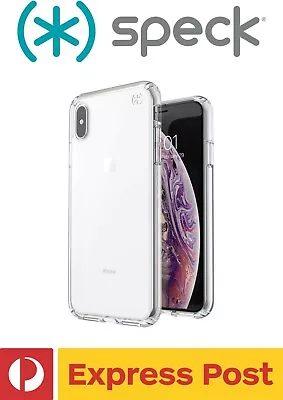 $26 • Buy IPhone X / XS SPECK Presidio Clear Shockproof Slim Drop Protection Case