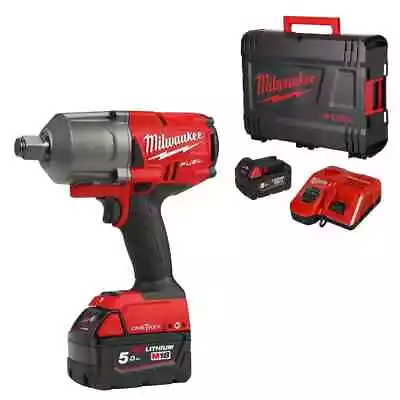 Milwaukee M18ONEFHIWF34-502X 18v 3/4in One-Key Fuel High Torque Impact Wrench. • £365