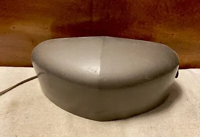 Vintage 1940 S Art Deco Gray Metal Headboard Bed Lamp Light - Works • $28