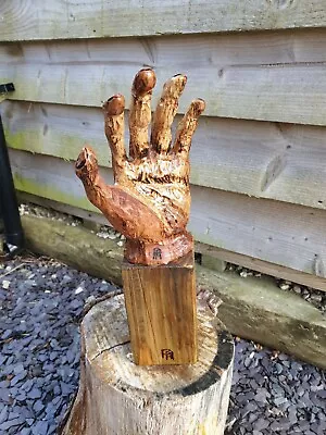 £79.99 • Buy Chainsaw Carved Hardwood Hand