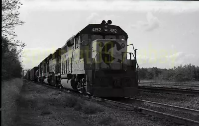 BO Baltimore & Ohio EMD GP40 Locomotive #4152 - Vintage Railroad Negative • $19.45