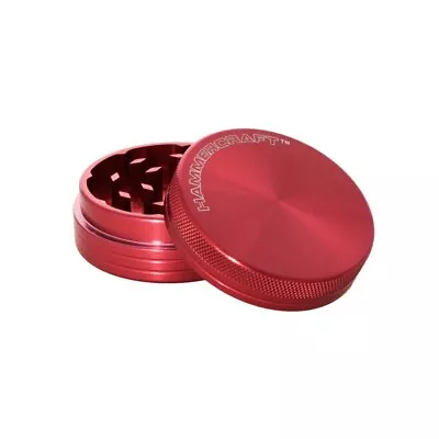 Hammercraft 2 50mm Part Metal Tobacco Herb Grinder Smoking Accessory Compact • £11.99