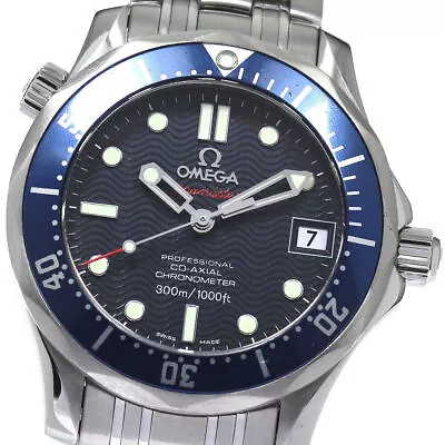 OMEGA Seamaster300 2222.80 Coaxial Navy Dial Automatic Boy's Watch_805032 • $4276.09