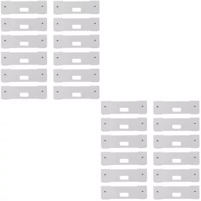  24 Pcs Iron Vertical Shutter Accessories Window Blinds Replacement Slats • £11.20