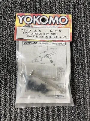 Yokomo ZE-010FS For Gt-4w Front Universal Drive Shaft (low Friction Steel) • $34.99