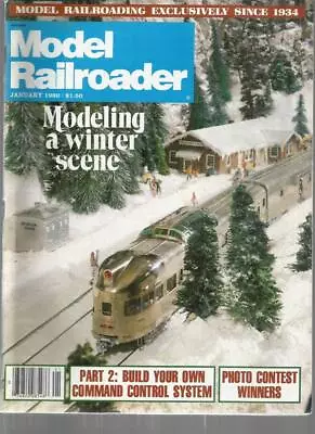 Model Railroader January 1980 NYC Sandhouse Tower Plans Merrimac SE & CP Layouts • $9.95