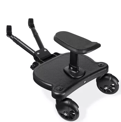 NEW UNBRANDED Universal Buggy Board Stroller Attachment With Seat -Z03 • £33