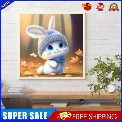 White Rabbit Oil Paint By Numbers DIY Acrylic Painting Frameless Craft 20x20cm • $11.76