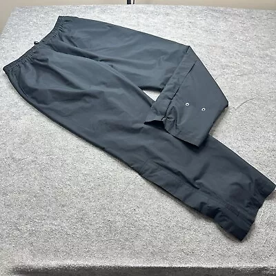 FootJoy DryJoys Rain Pants Men L Black Elastic Waterproof 32  Ankle Zip • $34.99