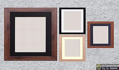 Square Photo Frame Picture Poster Frame With Mount Square Inserts Mounts Frame • £5.45