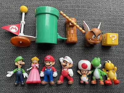 12Pcs Super Mario Bros Mini Figure Cute Toys Doll Action Figures Toys Kids Gift • £11.98