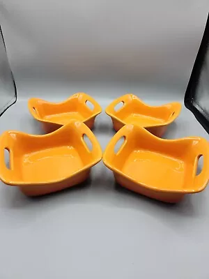 Rachel Ray 10oz Orange Ombre Single Cassarole Dishes Unused • $30