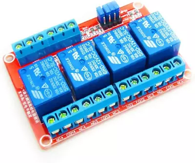12V 4 Channel Relay Module With Opto-Isolated Support High And Low Level Trigger • $12.27