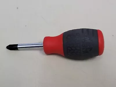 New Mac Tools # Pbm3012ar #2 Phillips Soft Grip Stubby Screwdriver • $17.98