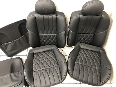 Mercedes W219 CLS55 W219 AMG CLS63 COOLED HEATED SEAT PAD SET DESIGNO BLACK • $2300