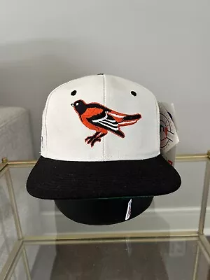 Vintage Baltimore Orioles MLB Side Logo Sports Specialties Snapback Hat  - NWOT! • $325