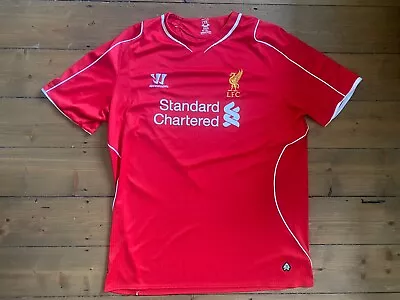 Liverpool FC Home Football Shirt Warrior  2014 - 2015 - Size XXL • £14.99