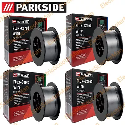 Parkside Flux Cored Welding Wire Gasless Steel Wire Mig 0.6mm 0.8mm 0.9mm & 1mm • £12.99