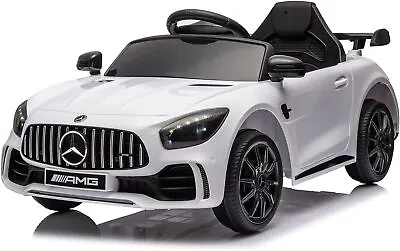Kids Electric Ride On Mercedes-Benz Licensed Toy Car W/Remote Control AMG White • $139.99