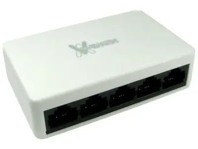 5 Port Gigabit 10/100/1000 Ethernet Network Lan RJ45 Switch Cat 6 Cat6 Giga Hub • £20.99