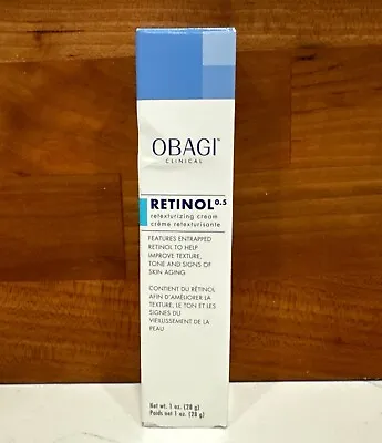 NEW Obagi Clinical Retinol 0.5 Retexturizing Cream Tone Anti-Aging Texture - 1oz • $29.98