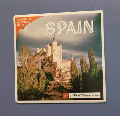 Color Gaf Vintage B171 Spain Nations Of The World View-master 3 Reels Packet • $20