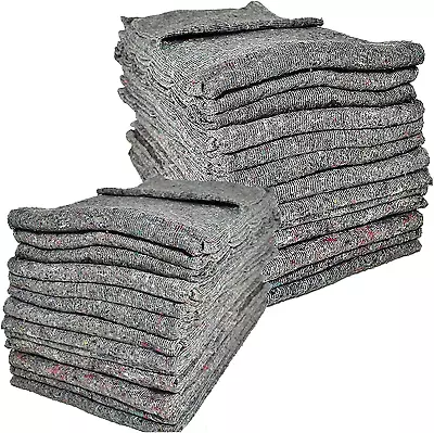 BEST PREMIUM TRANSIT WOOLEN FABRIC REMOVAL BLANKETS FURNITURE MOVING 200x150cm  • £34.85